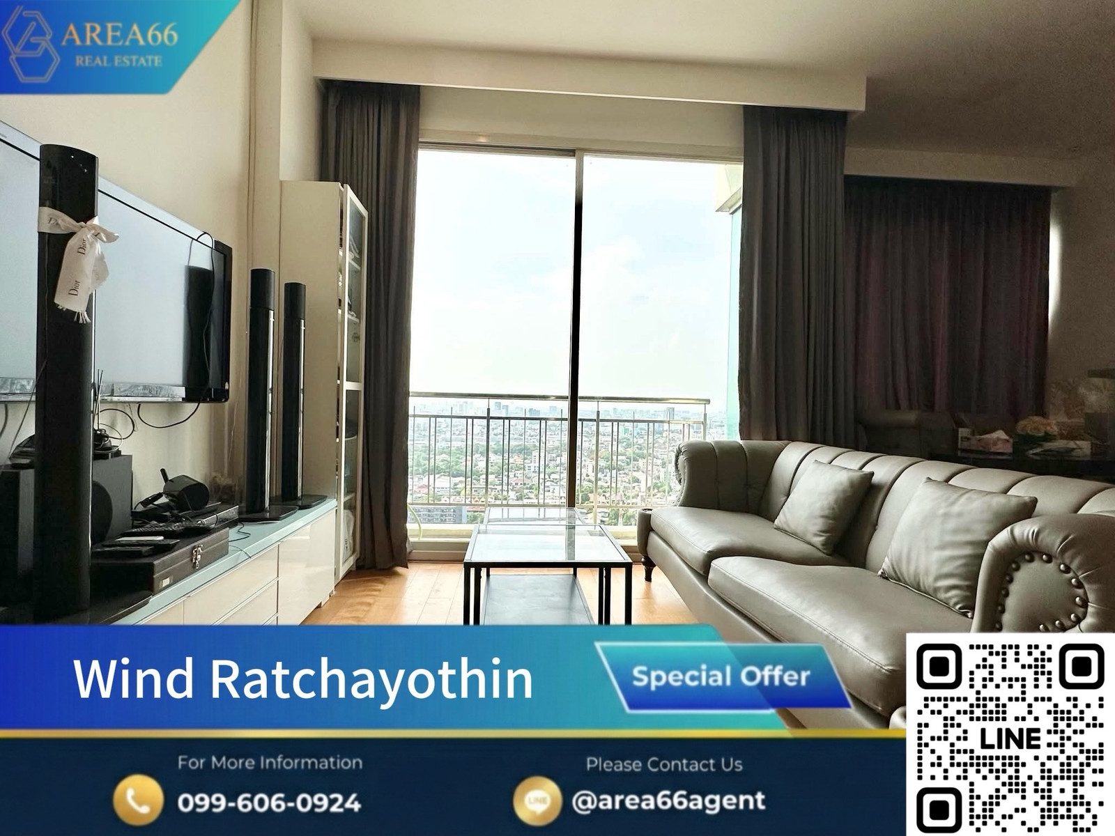 🔥ห้องพร้อมขาย‼️ชั้นสูงวิวดี | Condo Wind Ratchayothin 