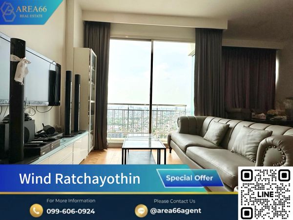 🔥Room ready for sale‼️High floor, good view | Condo Wind Ratchayothin