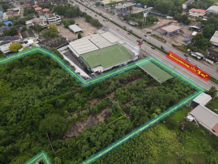 ายที่ดิน ต.ธรรมศาลา อ.เมืองนครปฐม—ติดถนนเพชรเกษม กว้าง 8 เลน (แหล่งสร้าง Showroom อ.เมืองนครปฐม) 9-1-38 ไร่ หน้ากว้างติดถนน 60 m. – รูปที่ 4