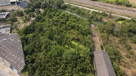 Land for sale, Thammasala Subdistrict, Mueang Nakhon Pathom District # Next to Petchkasem Road, 8 lanes wide (suitable for building a big house, office + showroom) 5-3-67 rai, width 61 m. – รูปที่ 3
