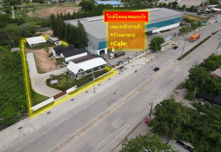 Selling cheap! Restaurant, Laem Chabang Industrial Estate, Si Racha District, Chonburi Province—next to a 6-lane wide road (suitable for making a restaurant +Cafe), total area of 1-2-67 rai ##location for working people Selling cheap! Restaurant, Laem Chabang Industrial Estate, Si Racha District, Chonburi Province—next to a 6-lane wide road (suitable for making a restaurant +Cafe), total area of 1-2-67 rai ##location for working people