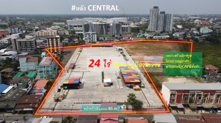 ขายที่ดิน ทำเลทอง #ใจกลางเมืองโคราช หลัง CENTRAL (เหมาะสร้างมิกซ์ยูส โครงการอยู่อาศัยพร้อมแหล่งCAFEชั้นนำ) 24-0-0 ไร่ หน้ากว้างติดถนน 85m. – รูปที่ 3