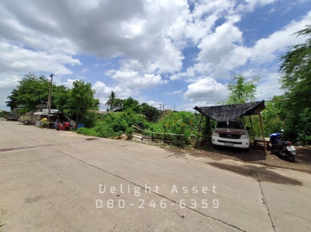 ++Land for sale, Soi Khlong Khae, Om Noi, 3-0-50.4 rai++, rectangular plot, purple plan, suitable for factory, warehouse, near the main road in Samut Sakhon – รูปที่ 4