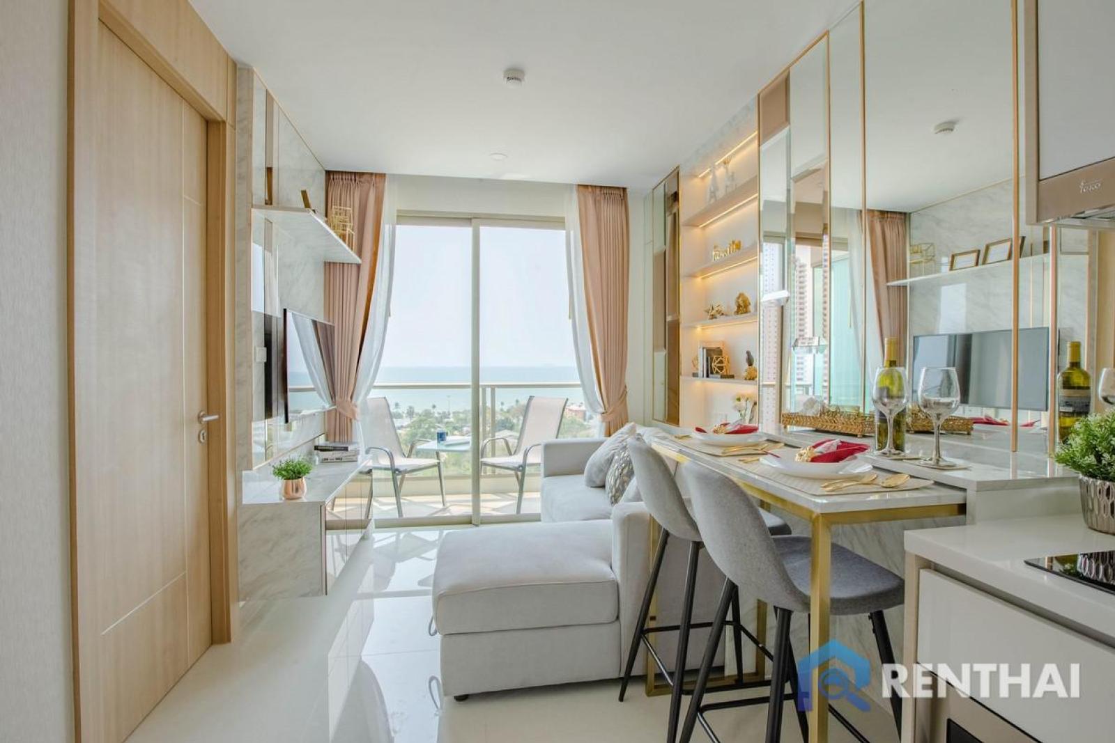 ✨คอนโด 1 ห้องนอน ตกแต่งใหม่ ห้องสวย วิวทะเล ใกล้หาดจอมเทียน ✨ – รูปที่ 3