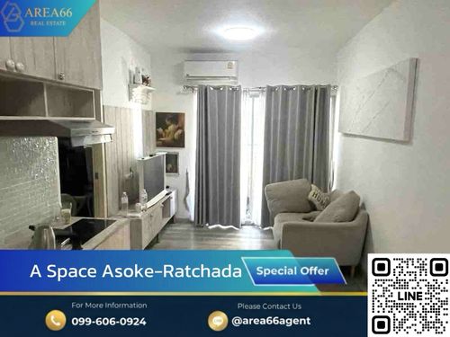 🔥 For sale!! Condo A Space Asoke-Ratchada