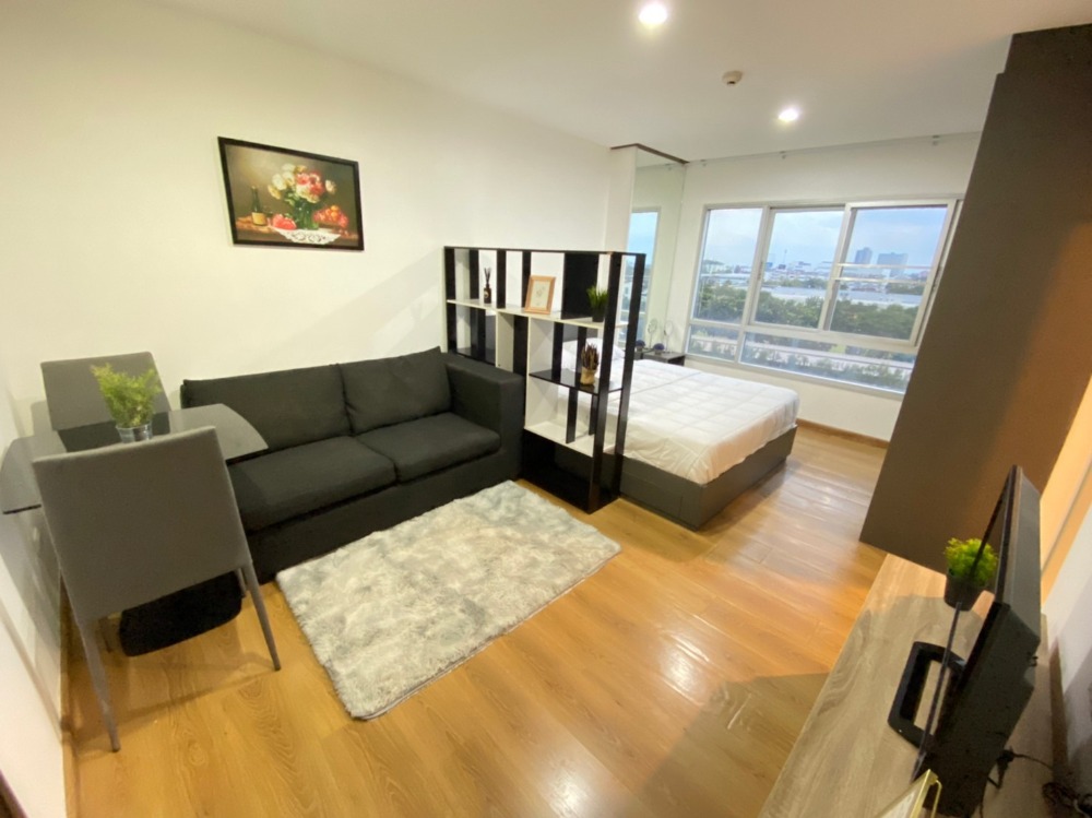 Condo for rent, Hall mark Chaengwattana Pak Kret 17, size 24.5 sq m., price 6900 baht, opposite Central Chaengwattana. Next to the main road, easy to enter and exit.  (New room ready to move in) (Can join the project to help pay for up to 12 installments) – รูปที่ 2