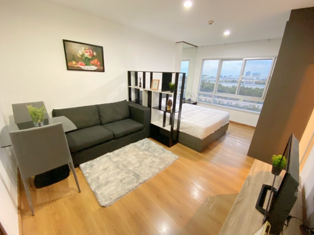 Condo for rent, Hall mark Chaengwattana Pak Kret 17, size 24.5 sq m., price 6900 baht, opposite Central Chaengwattana. Next to the main road, easy to enter and exit.  (New room ready to move in) (Can join the project to help pay for up to 12 installments) – รูปที่ 4