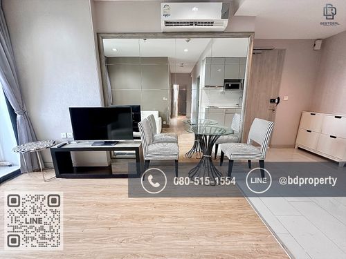 Bestdeal ให้เช่าด่วน!!!ราคา 25,000/เดือนเท่านั้น  2 ห้องนอน 55 sqm. เฟอร์นิเจอร์และเครื่องใช้ไฟฟ้าครบพร้อมเข้าอยู่ ใกล้MRT และ เซ็นทรัลพระราม 9 เพียง 80 ม.
