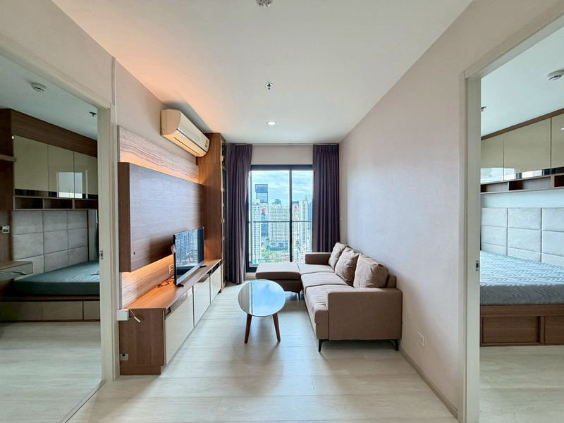 🌿 Life Asoke 🌿 ห้องสวยตกแต่งน่าอยู่ 🛏 2 ห้องนอน 55 ตร.ม ราคาต่อรองได้!!! - ติด MRT เพรชบุรี – รูปที่ 3