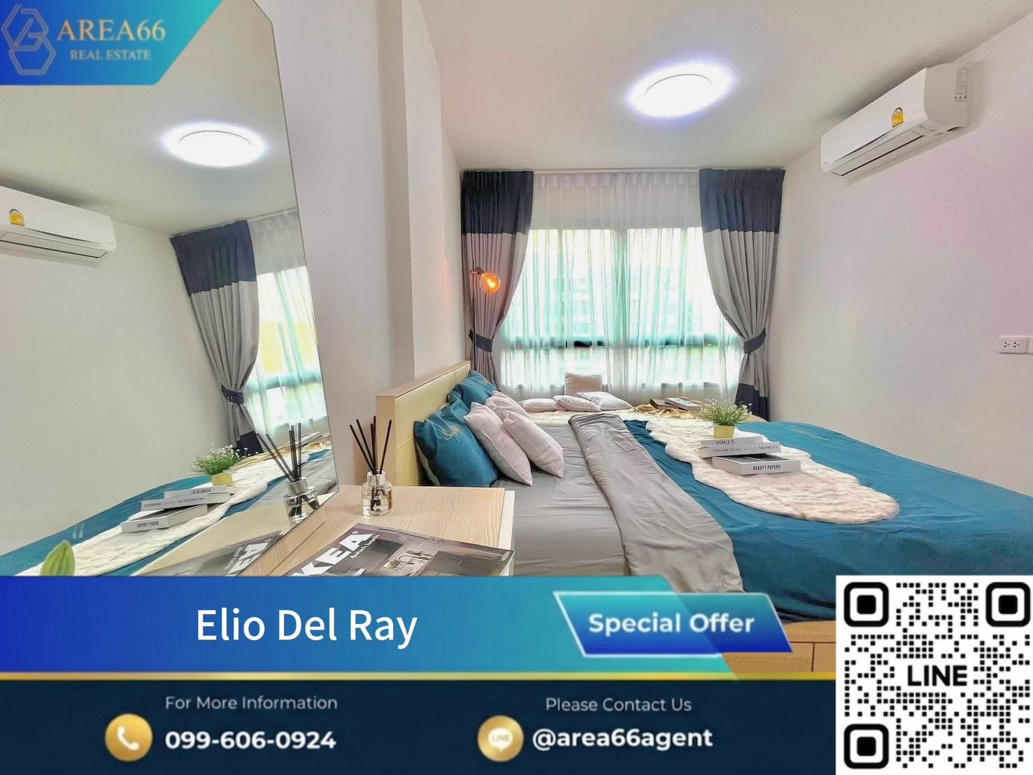 🔥 คอนโดห้องสวยพร้อมอยู่ ทำเลศักยภาพ ราคาเอื้อมถึง❗️Elio Del Ray สุขุมวิท 64