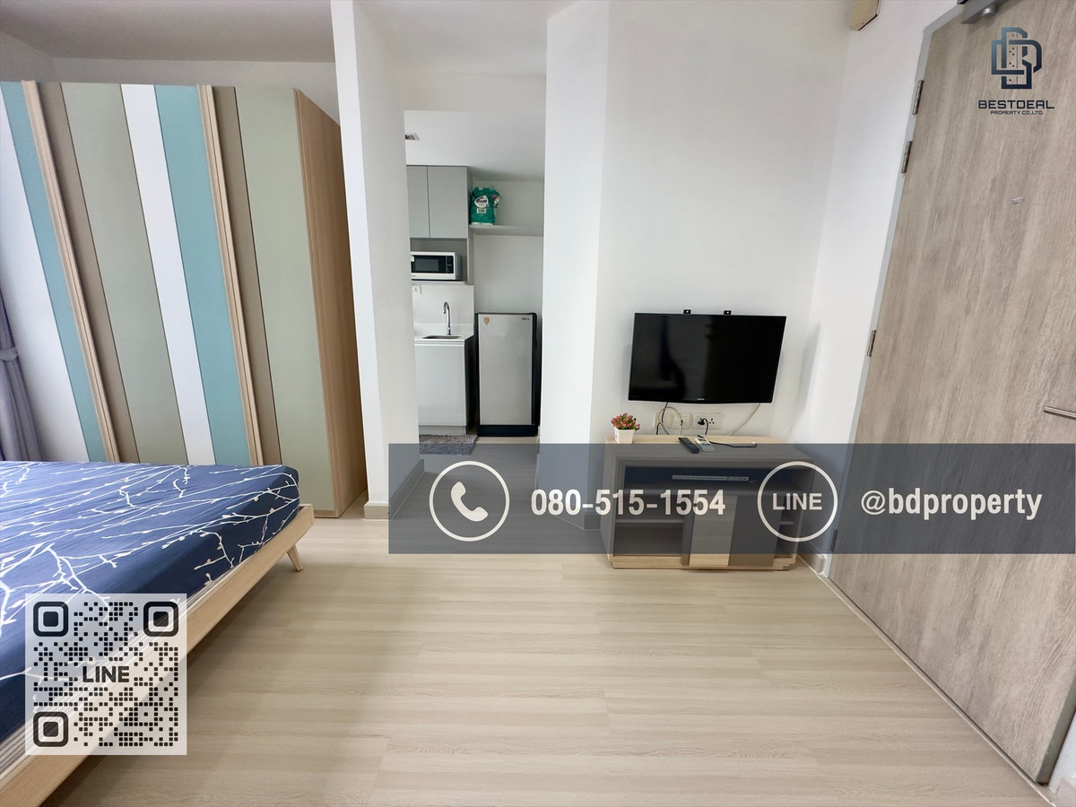 ขายด่วน/for Sell  ห้องสวย เฟอร์ครบ Studio 22 sqm.ราคาเพียง 3,290,000 บาทเท่านั้น ดูลงทุนไม่ควรพลาด ใกล้MRT และ เซ็นทรัลพระราม 9 เพียง 80 ม. – รูปที่ 2