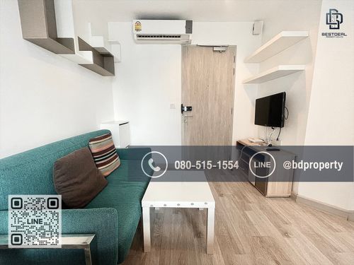 Bestdeal ขายด่วน Studio 22 sqm. ราคาพิเศษ  3.2 ล้านเท่านั้น ดูลงทุน หรืออยู่เอง ไม่ควรพลาด ใกล้MRT และ เซ็นทรัลพระราม 9 เพียง 80 ม.