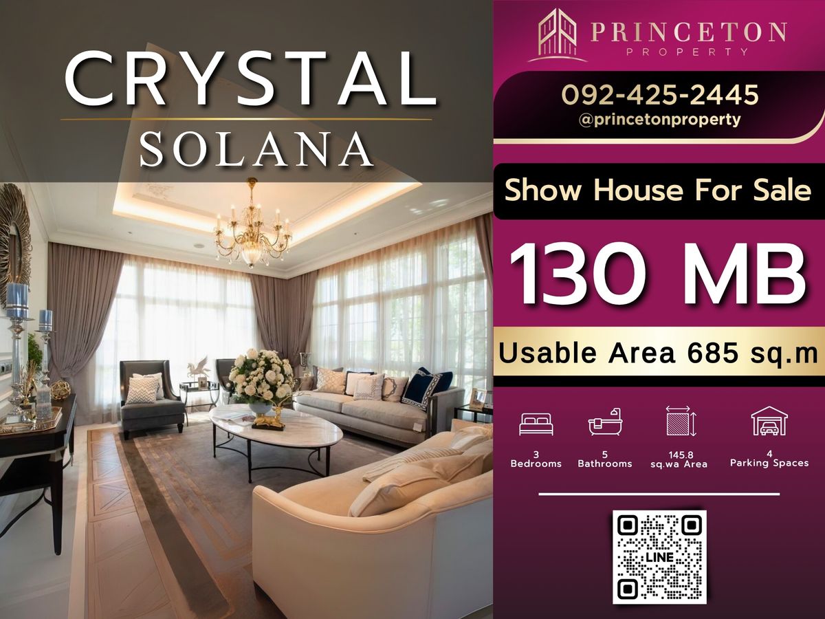 Crystal Solana Show House on Ramintra Expressway Road near CDC 📞092-4252445 Crystal Solana Show House on Ramintra Expressway Road near CDC 📞092-4252445