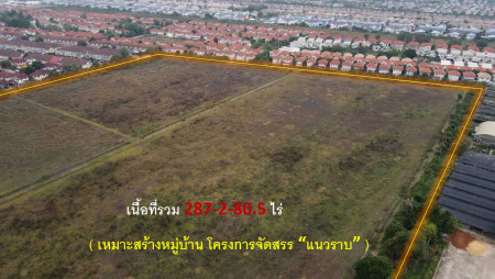 ขายถูกที่สุด! ที่ดินติดถนนรังสิต-นครนายก #ใกล้ Future Park (เหมาะสร้างหมู่บ้าน โครงการจัดสรร แนวราบ) 287-2-80.5 ไร่ ใกล้ Future Park รังสิต – รูปที่ 2