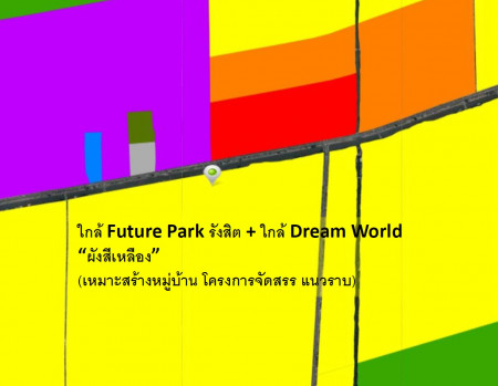 ขายถูกที่สุด! ที่ดินติดถนนรังสิต-นครนายก #ใกล้ Future Park (เหมาะสร้างหมู่บ้าน โครงการจัดสรร แนวราบ) 287-2-80.5 ไร่ ใกล้ Future Park รังสิต – รูปที่ 3