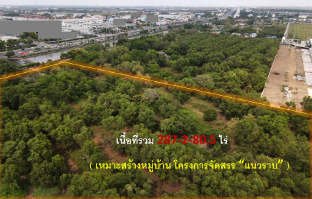 ขายถูกที่สุด! ที่ดินติดถนนรังสิต-นครนายก #ใกล้ Future Park (เหมาะสร้างหมู่บ้าน โครงการจัดสรร แนวราบ) 287-2-80.5 ไร่ ใกล้ Future Park รังสิต – รูปที่ 4