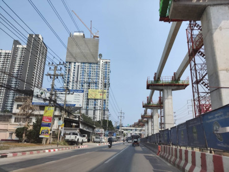 ขายถูกที่สุด! ที่ดินติดสถานี BTS สำโรง (จุด Hub รถไฟฟ้า 2 สี #เขียวอ่อนและเหลือง) เนื้อที่ 16-3-14.6 ไร่ เหมาะสร้างคอนโด – รูปที่ 4