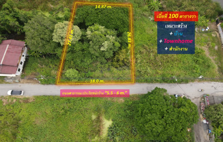 ขายที่ดิน คลองสามวา กรุงเทพมหานคร (เหมาะสร้างบ้าน + สำนักงาน + Townhome) เนื้อที่ 100 ตร.ว. วิวธรรมชาติ ##หน้ากว้าง 18 m. – รูปที่ 2