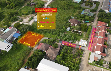 ขายถูก! ที่ดินบางใหญ่ ซอยวัดลาดปลาดุก—ใกล้เทศบาลเมืองบางรักพัฒนา (เหมาะสร้างบ้าน + Townhome + Apartment) เนื้อที่ 128 ตร.ว. ถนนทางเข้า 8 m. – รูปที่ 3