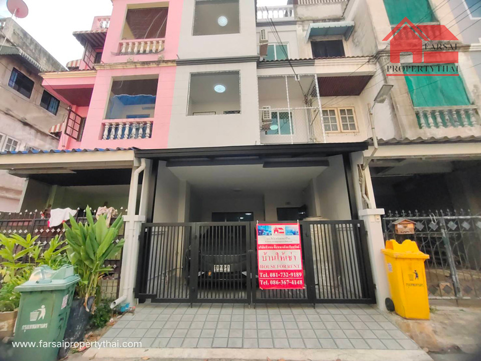  ให้เช่าบ้านทาวน์โฮม 3ชั้นเนื้อที่ 16 ตร.ว พื้นที่ใช้สอย 160 ตร.ม 4ห้องนอน 3ห้องน้ำ แอร์ใหม่ 2 เครื่อง ถนนแจ้งวัฒนะ ซอย 10 ราคาเช่า 14,500 บ/ด  ( 泰国房地产公司可以说中文请打电话。081-732-9189  Line : fs258  微信密码 F0817329189  ) – รูปที่ 2