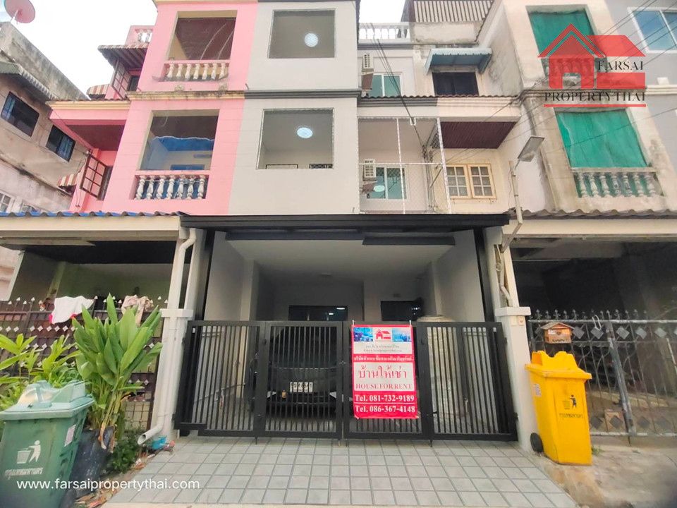  ให้เช่าบ้านทาวน์โฮม 3ชั้นเนื้อที่ 16 ตร.ว พื้นที่ใช้สอย 160 ตร.ม 4ห้องนอน 3ห้องน้ำ แอร์ใหม่ 2 เครื่อง ถนนแจ้งวัฒนะ ซอย 10 ราคาเช่า 14,500 บ/ด  ( 泰国房地产公司可以说中文请打电话。081-732-9189  Line : fs258  微信密码 F0817329189  ) – รูปที่ 3