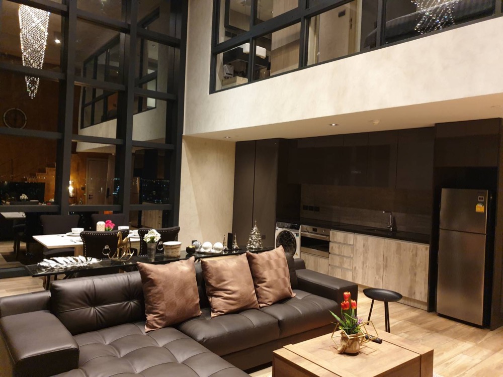 for rent The Lofts Asoke 1 bed Duplex 76sqm nice room💫💫💫