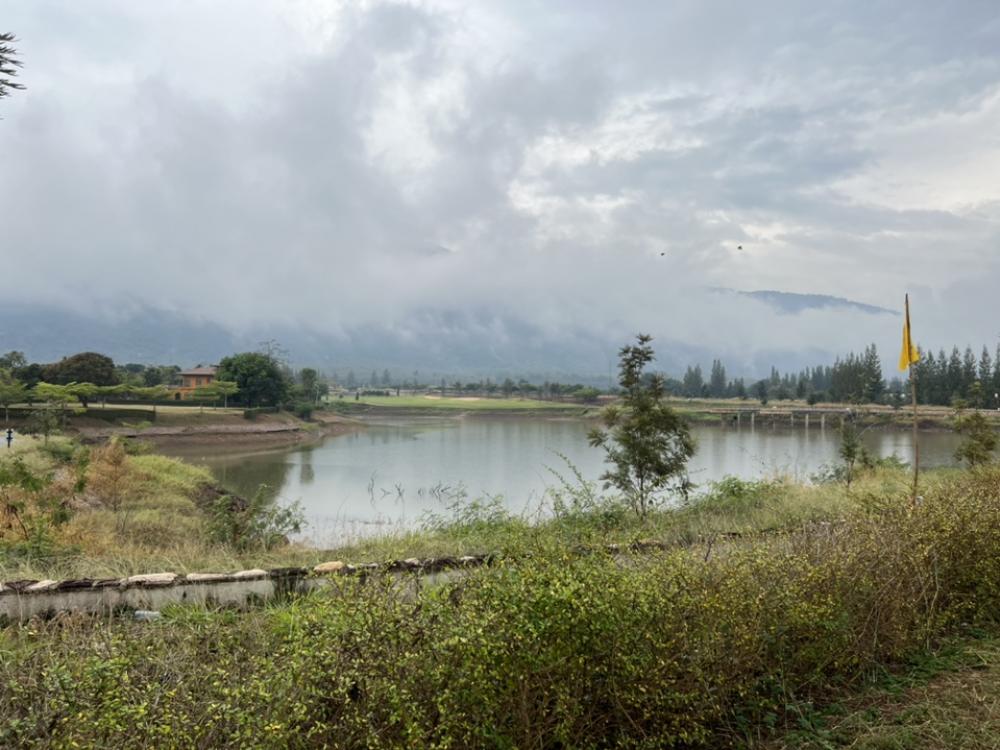 Urgent sale, Toscana Valley Zone15, plot number 3, land size 692 square wah, price per wa 98,500 baht, selling price: ฿ 68,162,000 lake front plot Saw Khao Yai in the most beautiful angle Able to make a private treadmill to enter the cycling route of the