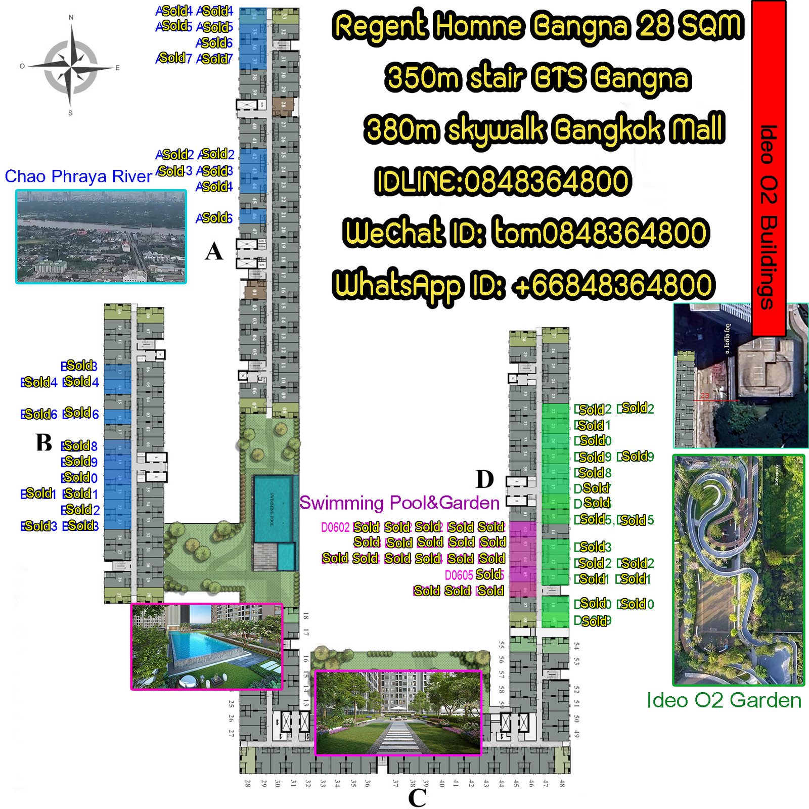 Start plus 0 baht! Beautiful room, selected, has every view, Chao Phraya River, O2 garden, swimming pool, O2 garden, 350m to BTS Bangna 380m to Bangkok Mall Start plus 0 baht! Beautiful room, selected, has every view, Chao Phraya River, O2 garden, swimming pool, O2 garden, 350m to BTS Bangna 380m to Bangkok Mall