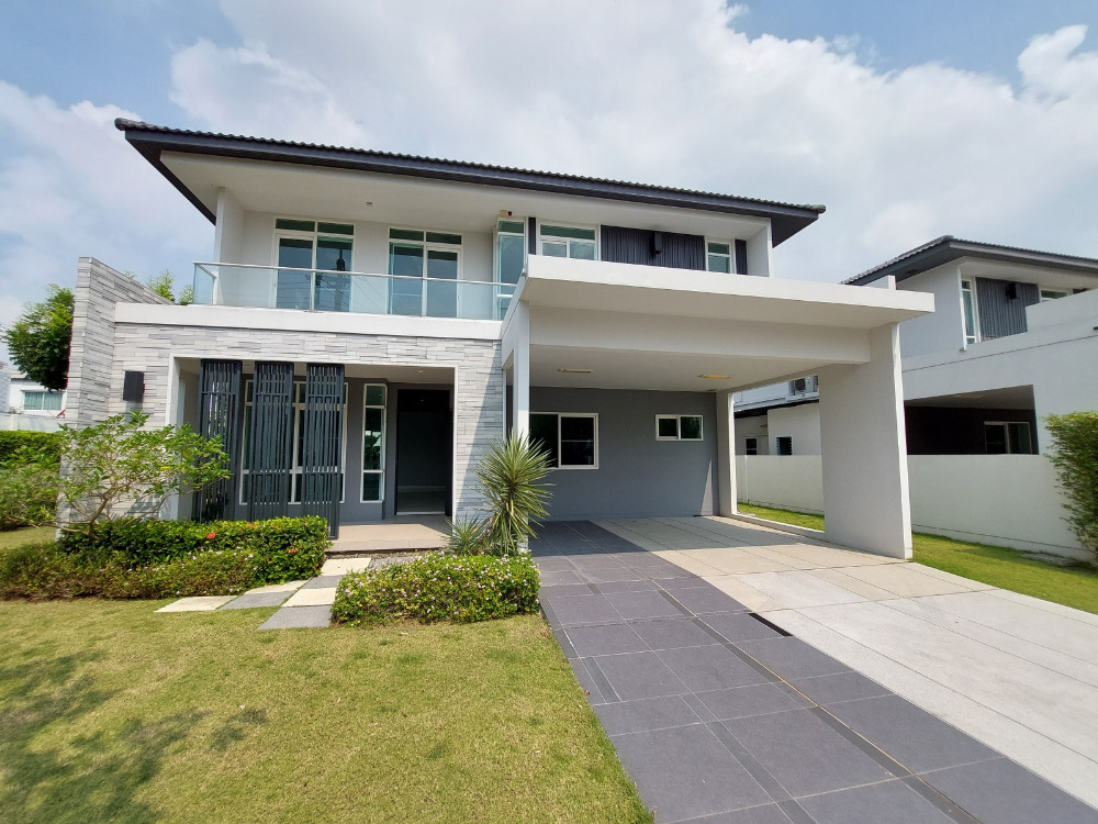 บ้านเดี่ยวหลังมุมขนาดใหญ่ยังไม่เคยเข้าอยู่ 100 ตรว. มัณฑนา ศรีนครินทร์ ร่มเกล้า โซนหน้าทะเลสาบ >ชมคลิป<