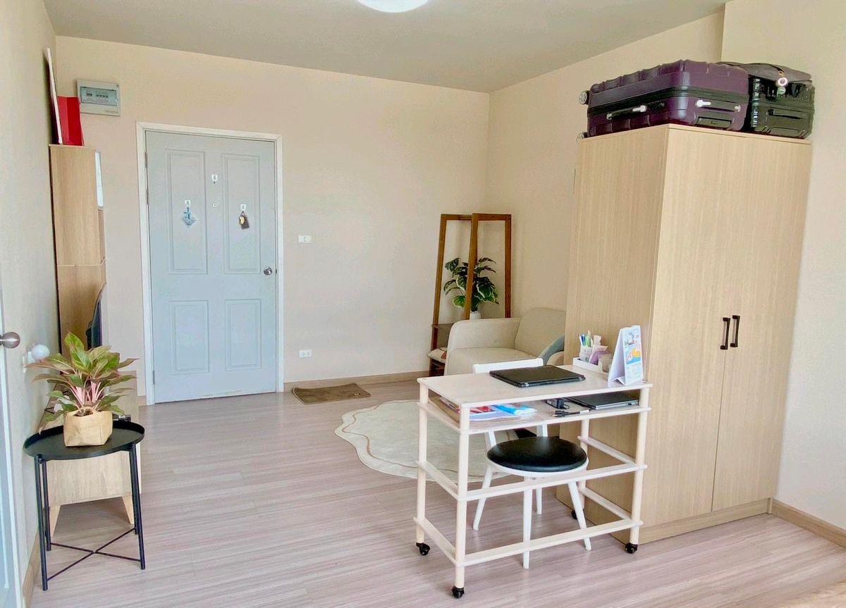 ให้เช่าคอนโด พลัม นวมินทร์ 86 Plum Condo Nawamin 30 ตรม ราคา  6,000 บาท ห้องใหม่ ตึก c ชั้น  4 ห้องเลขที่ 799/100 – รูปที่ 4