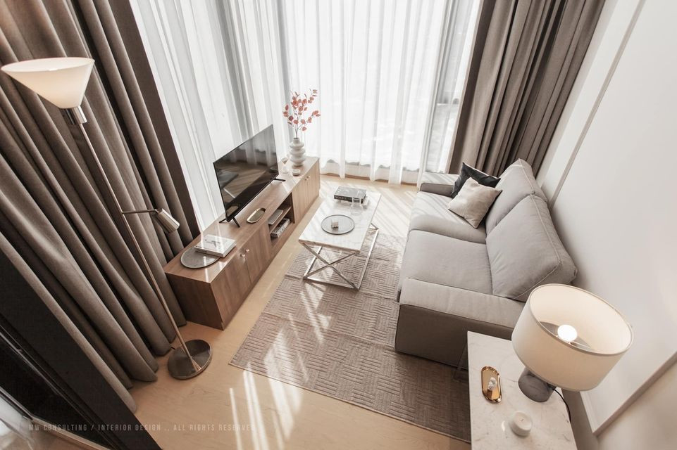 🌿Ashton Asoke-Rama9 🌿 ห้องสวย ตกแต่งหรูหราน่าอยู่มาก 1 ห้องนอน 39 ตร.ม. close to MRT พระราม 9 – รูปที่ 2