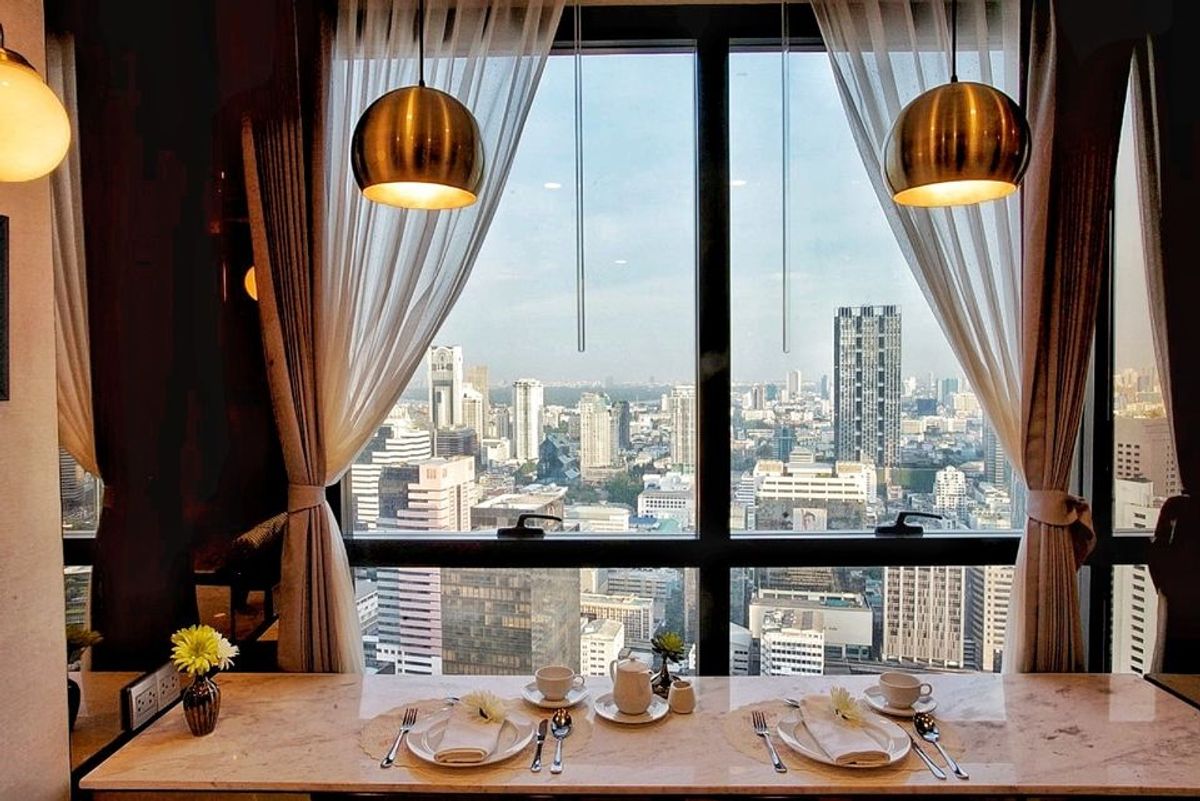 🌿Ashton Chula-Silom🌿 วิวดี ห้องตกแต่งน่าอยู่ทันสมัย 🛏 1 ห้องนอน 31.10 ตร.ม, price negotiable!!! - Next to MRT สามย่าน – รูปที่ 4