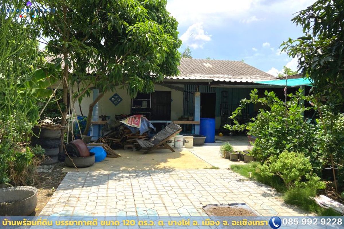 🌿ขายบ้านเดี่ยวพร้อมที่ดิน 120 ตร.ว. ใกล้ตัวเมืองแปดริ้ว บรรยากาศร่มรื่น เหมาะสำหรับนักลงทุนและครอบครัวที่มองหาบ้านหลังใหม่! – รูปที่ 2