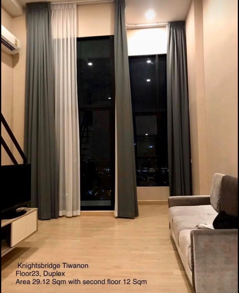 for rent knightsbridge prime tiwanon 🧡🎈 1 bed duplex special deal!! – รูปที่ 3