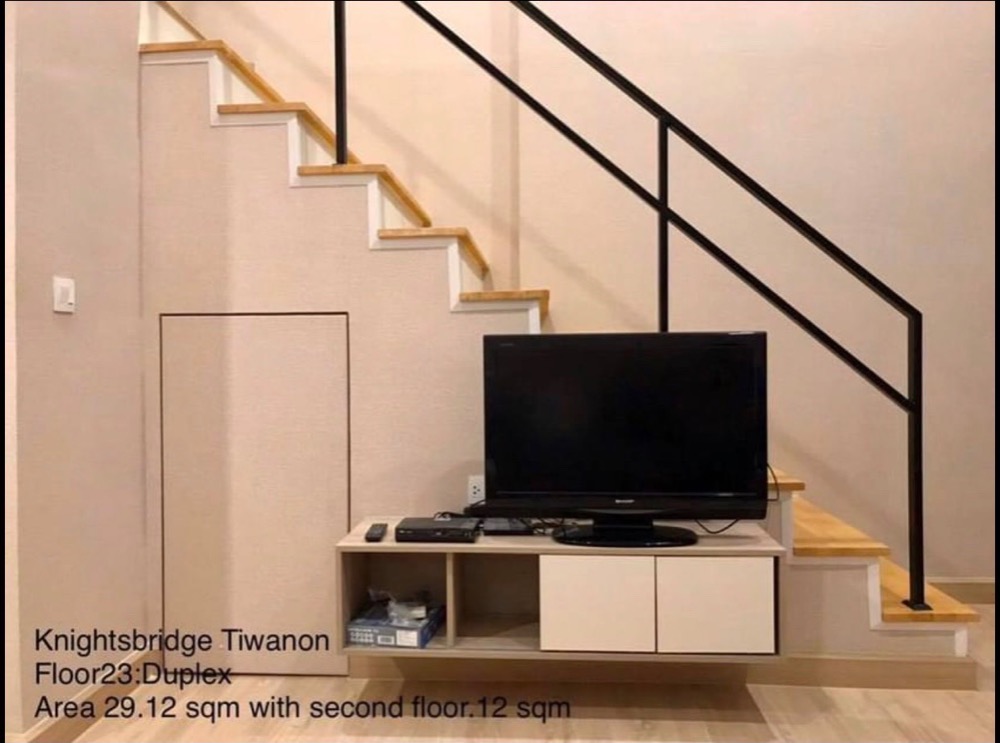 for rent knightsbridge prime tiwanon 🧡🎈 1 bed duplex special deal!! – รูปที่ 4