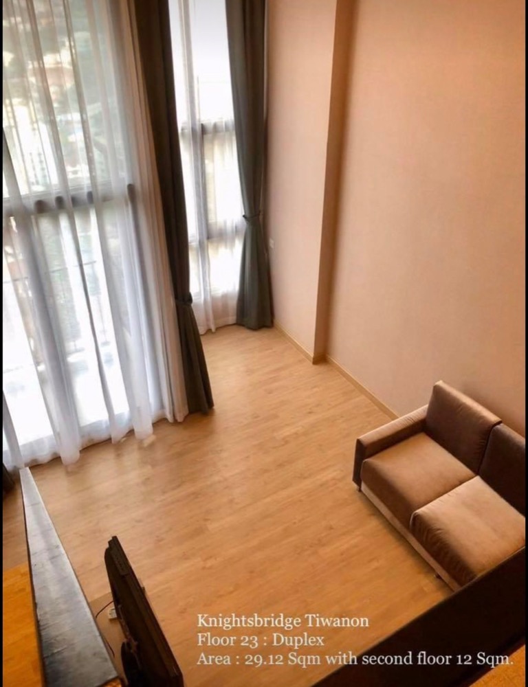 for rent knightsbridge prime tiwanon 🧡🎈 1 bed duplex special deal!!