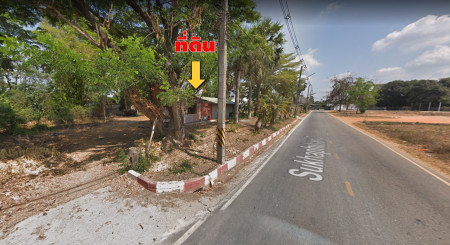Land for sale on road 3076, Phanom Sarakham Road - Sanam Chai Khet, 2-1-16 Rai, suitable for office building, building a house, building a building for sale. – รูปที่ 4