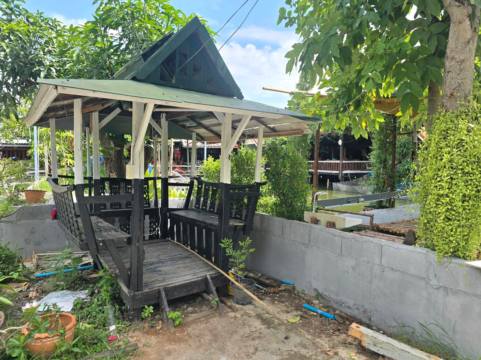 ให้เช่า เป็นบ้านชั้นเดียว บ้านในสวน(บางปลารีสอร์ท) ต.บางปลา อ.บางเลน จ.นครปฐม – รูปที่ 4