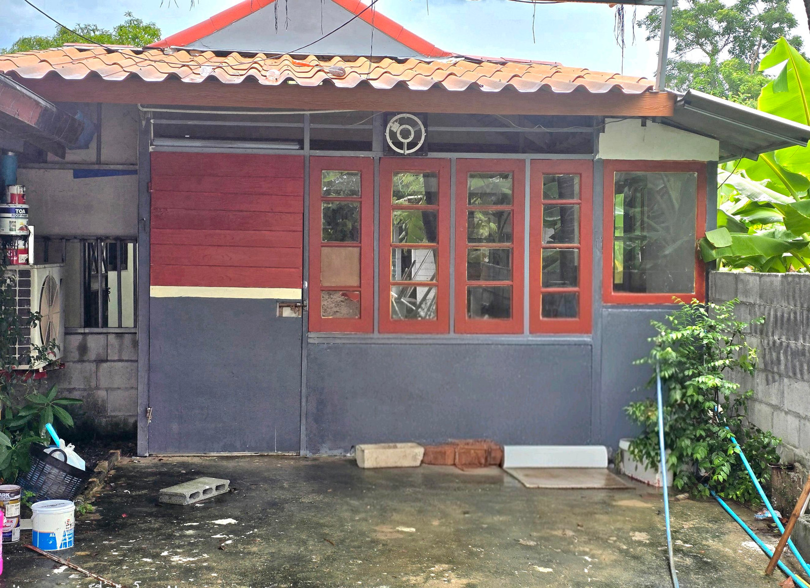 For rent: single-storey house, house in the garden (Bang Pla Resort), Bang Pla Subdistrict, Bang Len District, Nakhon Pathom Province