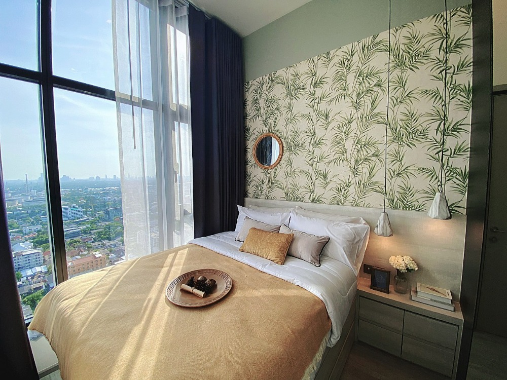 For Sale! ! The Line Sukhumvit 101, 1 Bedroom 1 Bathroom 28 sq. m. Fully-furnished with River View, near BTS Punnawithi