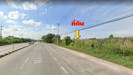 Land for sale in Kamphaeng Saen, on a 4-lane road, Malaiman Road (Road 321), 7-0-23 rai, Nakhon Pathom. – รูปที่ 2