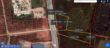 Land for sale in Kamphaeng Saen, on a 4-lane road, Malaiman Road (Road 321), 7-0-23 rai, Nakhon Pathom. – รูปที่ 4