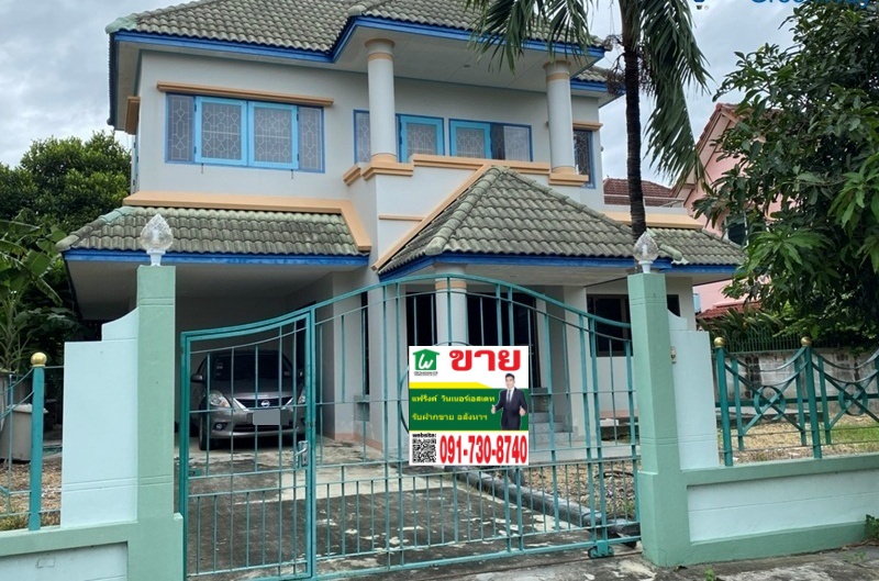 House for sale 72 sq m. Good condition, never moved in. Krisdanakorn Village 18 on Borommaratchachonnani Road Phutthamonthon Sai 2 and 3 Road near Mahidol University