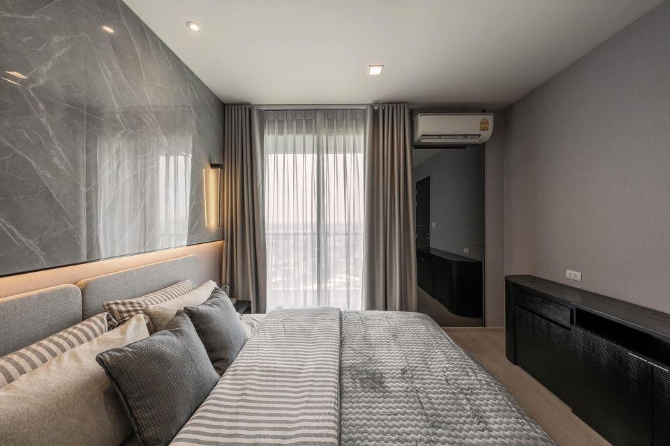 Beautiful room for sale, Rhythm Condo, Sukhumvit 44/1, beautiful room, newly decorated, ready to move in, size 45.40 sqm., BTS Phra Khanong
