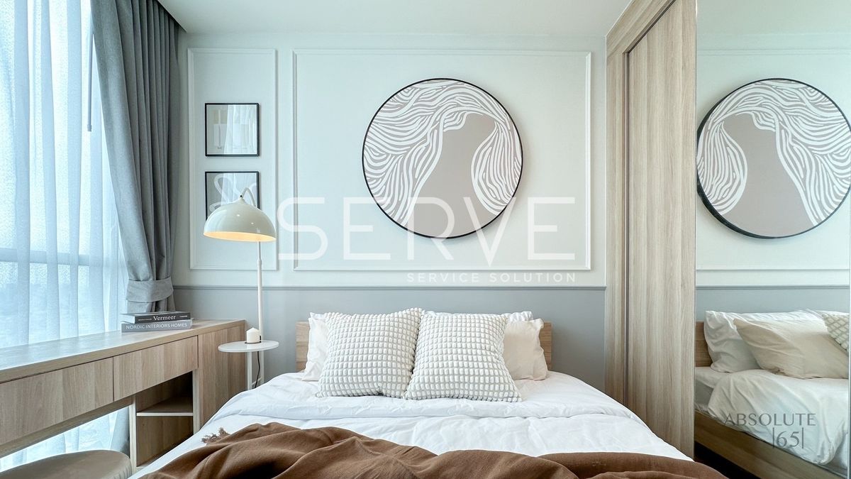 1 Bed Luxury Room Unblock view Nice Room Good Location MRT Thailand Cultural Centre 80 m. @ Noble Revolve Ratchada 2 – รูปที่ 4