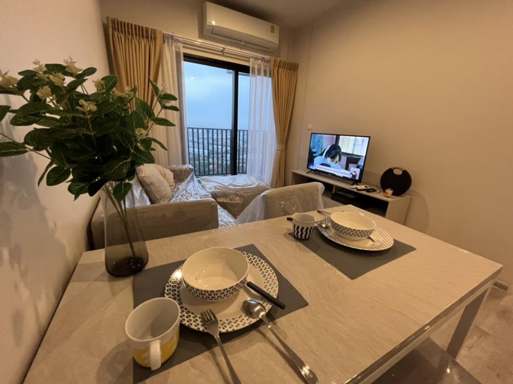 Condo for rent, Niche Mono Mega Space Bangna, new room, fully furnished, ready to move in,
