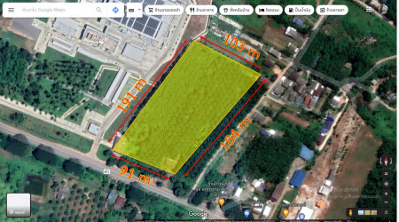 Land for sale, on the main road, Surat Thani, Phunphin, Khao Hua Kwai, area 11 rai 1 ngan 63 sq. wa, near the city Land for sale, on the main road, Surat Thani, Phunphin, Khao Hua Kwai, area 11 rai 1 ngan 63 sq. wa, near the city