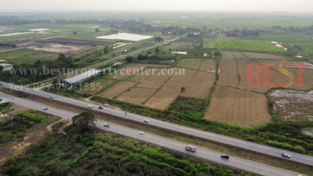 ขาย ถูก ที่ดินเปล่า ติดถนน 347 ปทุมธานี - บางปะหัน อยุธยา ใกล้ๆ แยก ทุ่งมะขามหย่อง – รูปที่ 3