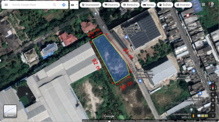 Land for sale, purple area, Bang Bon, Soi Ekachai 76/1, size 1 rai 3 ngan 24.3 sq. wa.
