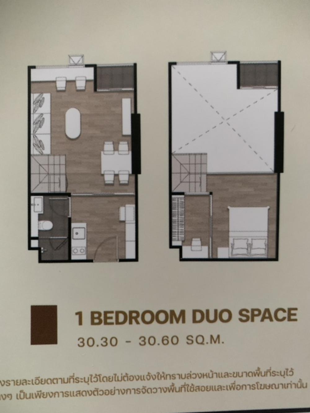 🔥ขายดาวน์ด่วน🔥 SO ORIGIN PHAHOL69 STATIONห้อง 1 BEDROOM DUO SPACE 30.30  SQ.M ชั้น14 ชั้นบนสุด ตำแหน่งดีสุด – รูปที่ 2